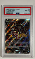 Pokémon Giratina v Alt Art 186/196 Lost Origin PSA 8