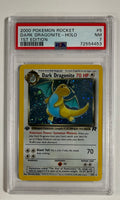 2000 POKEMON ROCKET 1ST EDITION #5 DARK DRAGONITE-HOLO PSA 7