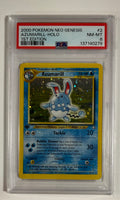 Pokemon Azumarill Neo Genesis 1st Edition Holo Rare #2 PSA 8