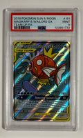 2019 POKEMON SUN & MOON TEAM UP #161 FULL ART/MAGIKARP & WAILORD GX PSA 9